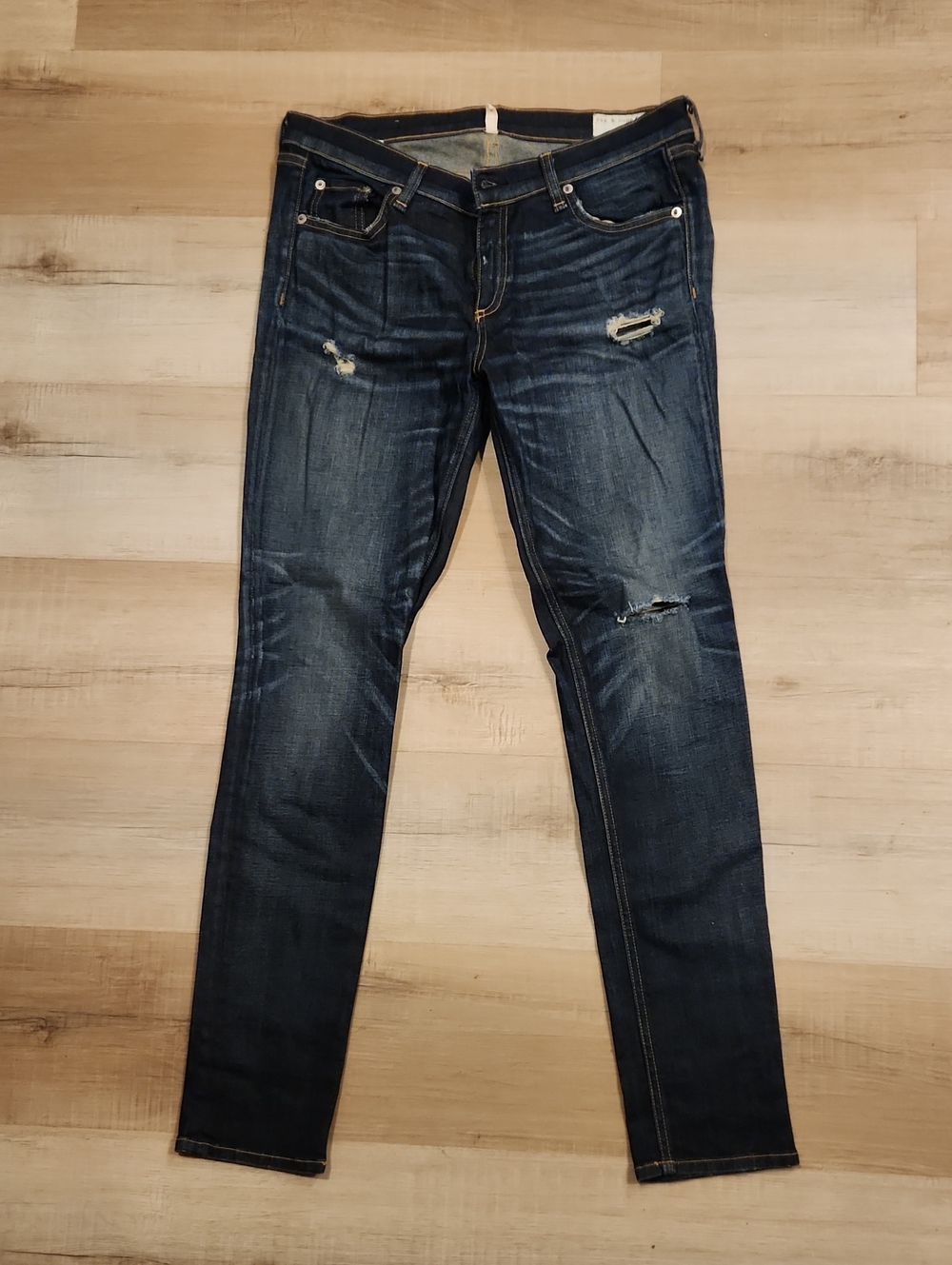 rag & bone Dark Indigo Slim Jeans